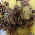 ムーヒツジ's cooksnap of when they made 挽き肉とじゃが芋の炊いたん.