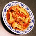あざらしの赤ちゃん's cooksnap of when they made 我が家の中華✿カリフラワーのトマト炒め.