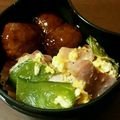 ＊msmama＊'s cooksnap of when they made シンプルに♪絹さやとベーコンの卵とじ.