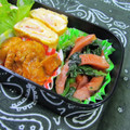 まさたかまま's cooksnap of when they made ほうれん草とウインナーの炒め物お弁当用♡.