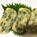 みゆ1126's cooksnap of when they made シソの葉（大葉）甘口卵焼きを作ろう！.