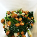 cookみぃ's cooksnap of when they made 納豆とほうれん草の和え物.