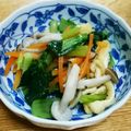 くまちーこ's cooksnap of when they made 簡単副菜！小松菜、人参、えのきパパッと煮.