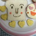 みっちゃんぱ's cooksnap of when they made ☆アンパンマン&しょくぱんまん☆キャラ弁.