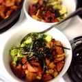 米俵米子's cooksnap of when they made スパムとアボガドとエリンギ丼.