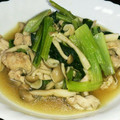 ＹＫＮ４．３'s cooksnap of when they made ☆小松菜と豚肉としめじの煮浸し☆.