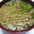 oみぃちゃんo's cooksnap of when they made 揚げ玉入り☆お味噌汁.