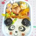 樹莉まま's cooksnap of when they made 【✿簡単キャラ弁パンダ✿】.