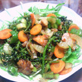 クリスピー28's cooksnap of when they made 残ったから揚げと野菜でさっぱり味の炒め物.