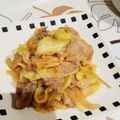 ＊hanapun＊'s cooksnap of when they made 春キャベツと豚肉の味噌炒め.