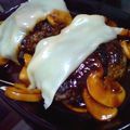 kmsh's cooksnap of when they made 一番人気！チーズハンバーグステーキ♡.