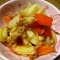unidapyon's cooksnap of when they made ♡　野菜いために油揚げ♪　♡.