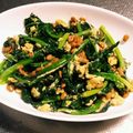 tapinyoka's cooksnap of when they made これぞ3分クッキングほうれん草の納豆和え.