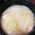 aikokeshi's cooksnap of when they made 春キャベツのコンソメスープ.