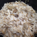 mari_326's cooksnap of when they made ゴボウ＆舞茸＆油揚げ炊き込みご飯.
