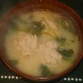 chuchumum's cooksnap of when they made 三つ葉たっぷり♪DHA♪いわしのつみれ汁.