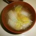 白いぐれーぷ's cooksnap of when they made 本気の白菜消費に♪白菜のお味噌汁.