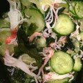 クックW56LKS☆'s cooksnap of when they made きゅうりとカニカマの酢の物.