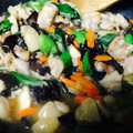 シルバ☆'s cooksnap of when they made 鶏肉ときくらげのピリ辛炒め.