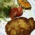 和ももちゃん's cooksnap of when they made 簡単！チーズ風味ポークカツレツ.