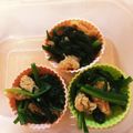 mochitama's cooksnap of when they made お弁当のおかず★ほうれん草としめじ.