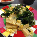hisacobu's cooksnap of when they made 簡単！たけのことわかめの卵とじ.