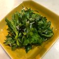クックCGGGTJ☆'s cooksnap of when they made 春菊としらすの塩昆布サラダ.