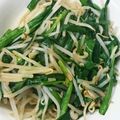 jyuriko☆'s cooksnap of when they made 食べるラー油のにらもやし炒め.