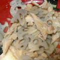 万里愛's cooksnap of when they made 簡単おつまみ　蓮根と鶏軟骨ガーリック炒め.