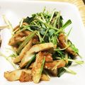ルミ3's cooksnap of when they made 水菜と竹輪のサラダ.