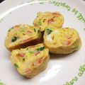 たにたーに's cooksnap of when they made ☆カニかまとねぎで卵焼き☆.