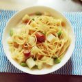 ぷにのこ's cooksnap of when they made コロコロじゃがいもと枝豆のクリームパスタ.