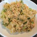 sararaママ's cooksnap of when they made サーモン葱チャーハン♡.