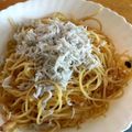 take3327's cooksnap of when they made 釜揚げしらすの塩レモンパスタ.