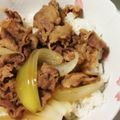 つっち〜☆'s cooksnap of when they made めんつゆとレンジで簡単牛丼♡.