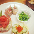 Matilda★'s cooksnap of when they made 簡単おつまみ❤茗荷とチーズの生ハム巻き.
