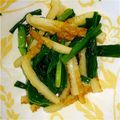 新米主婦Kちゃん's cooksnap of when they made ニラとちくわのおひたし.