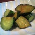 maruru-nn's cooksnap of when they made 簡単おつまみ２♪キュウリのにんにく炒め☆.