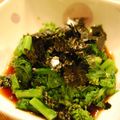 ポッチ415's cooksnap of when they made 菜の花と焼き海苔の和え物.