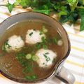 monchan♪♪'s cooksnap of when they made にら鶏つくねスープ.