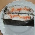 きらり流れ星's cooksnap of when they made 【おにぎらず】明太チーズ【簡単】.