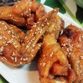 たんぽほ's cooksnap of when they made 手羽元で…名古屋名物☆手羽先の唐揚げ風.