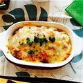 ogua's cooksnap of when they made 余ったミートソースでドリア☆簡単一手間！.