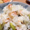 わんめぐ's cooksnap of when they made 桜エビと青大豆の炊き込みご飯♬.