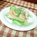 セカイノハジマリ's cooksnap of when they made 塩麹鶏のオイスターマヨ炒め.