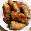 にょっき✰✰'s cooksnap of when they made 甘辛☆獅子唐大葉チーズ肉巻き.