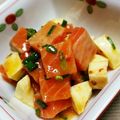 トマ１０２５'s cooksnap of when they made 刺身(まぐろ･イカ)♣和えるだけ中華風.