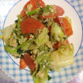 ママは給食当番's cooksnap of when they made キャベツとにんじんの中華炒め.