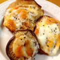 ぺっぺぺ72's cooksnap of when they made 椎茸のマヨチーズ焼き☆.