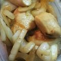 yuuuuki7's cooksnap of when they made 新玉葱と鶏の梅照り焼き.